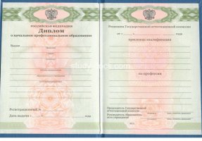 Диплом училища 2010 в Долгопрудном